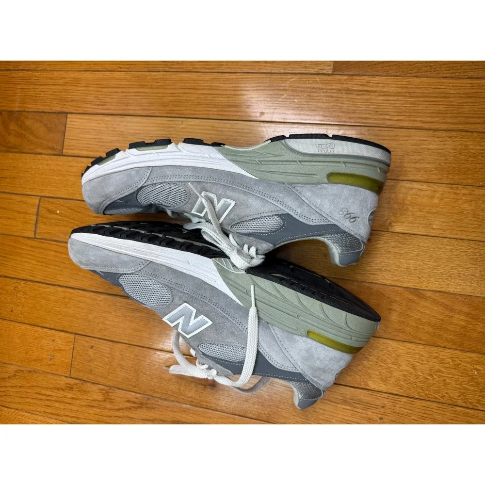 New Balance 993 Made in USA Grey White Mens Running Shoes MR993GL Size 11.5 - Picture 6 of 8